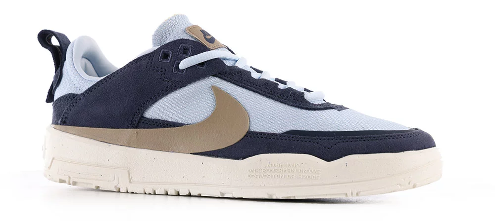 Nike SB Kids SB Day One GS Skate Shoes - thunder blue/khaki  display picture 3