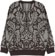 GX1000 Jacquard Knit Floral Sweater - brown - reverse