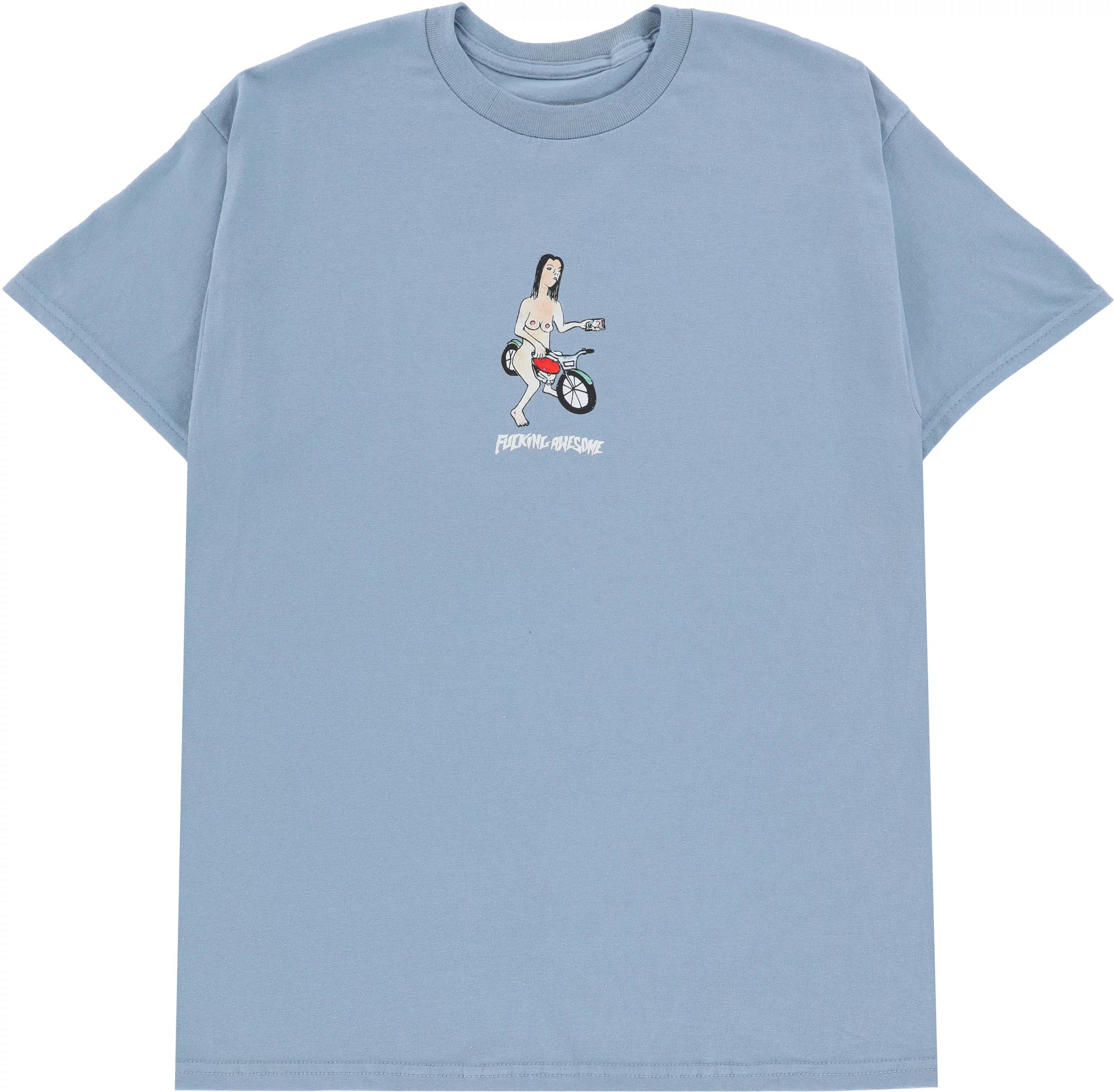 [FUCKING AWESOME] BIKE GIRL SHORT SLEEVE TEE ★大人気★ Fucking Awesome Bike Girl T-Shirt | PN25331 | SVD USA
