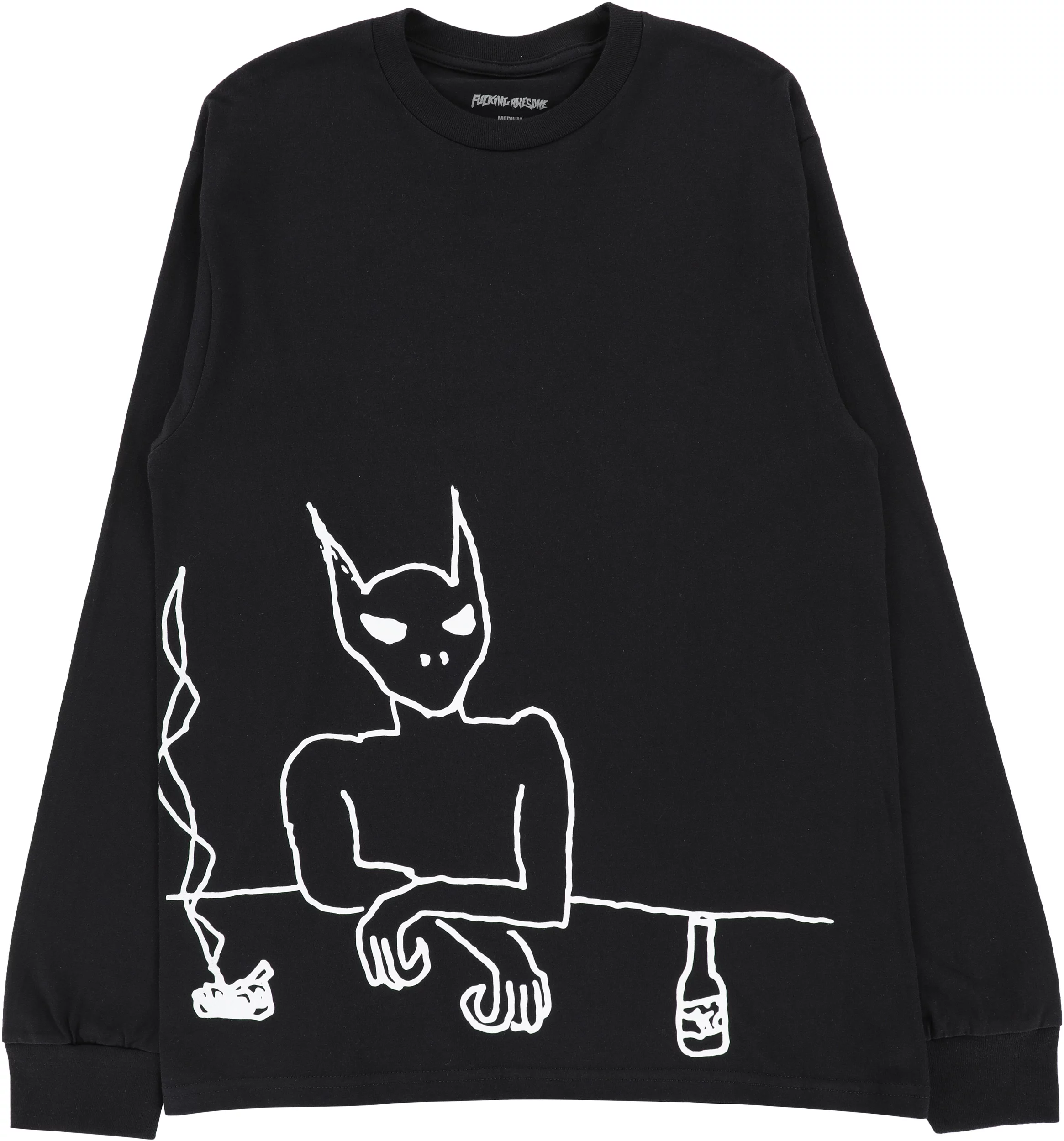 Fucking Awesome Drunk and Sad Tシャツ 長袖 2色 送料込み FUCKING AWESOME ファッキンオーサム 長袖 Tシャツ Drunk and