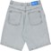 Polar Skate Co. Big Boy Denim Shorts - light blue - reverse