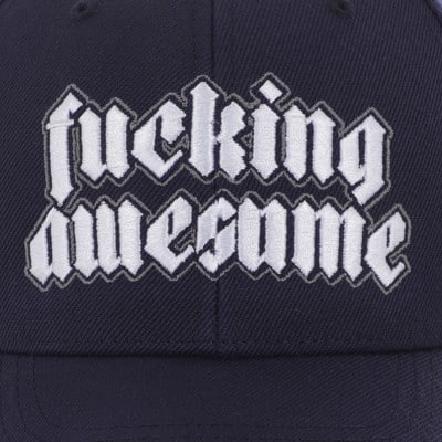 【FUCKING AWESOME】 NIGHTMARE SNAPBACK NAVY Fucking Awesome Nightmare Snapback Hat - navy | Tactics