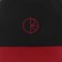 Polar Skate Co. Stroke Logo Strapback Hat - black/red currant - front detail