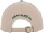 Polar Skate Co. Stroke Logo Strapback Hat - ecru/green - reverse