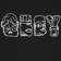 Obey Abstract Things T-Shirt - black - reverse detail
