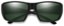 Smith Guide's Choice XL Polarized Sunglasses - matte black/chromapop gray green polarized lens - front detail