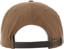 Brixton Big B Adjustable Strapback Hat - pinecone brown twill - reverse