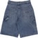 Dickies Women's Carpenter Shorts - rinsed blue fade - reverse