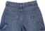 Dickies Women's Carpenter Shorts - rinsed blue fade - alternate reverse