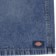 Dickies Women's Carpenter Shorts - rinsed blue fade - detail