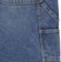 Dickies Women's Carpenter Shorts - rinsed blue fade - side detail