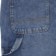 Dickies Women's Carpenter Shorts - rinsed blue fade - side