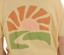 RVCA Women's Daily T-Shirt - sahara sun - reverse detail