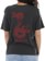 RVCA Women's Daily T-Shirt - washed black - reverse