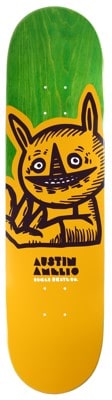 Roger Skateboards Amelio Beckoner 8.25 Skateboard Deck - green - view large