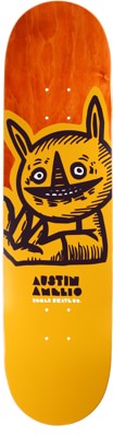 Roger Skateboards Amelio Beckoner 8.25 Skateboard Deck - orange - view large