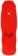 Welcome Depths 9.75 Dark Lord Shape Skateboard Deck - red dip - top