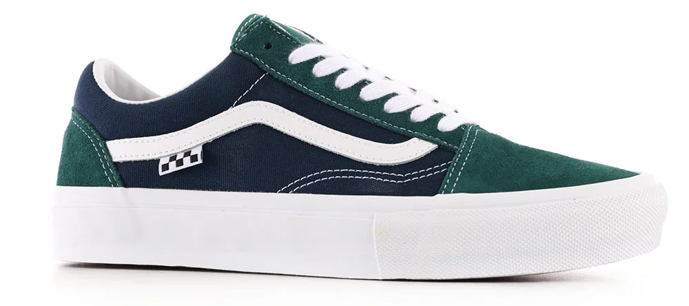 Vans Skate Old Skool Shoes - tartan green/blue | Tactics