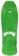 Welcome Townley Contemplation 10.0 Early Grab Shape Skateboard Deck - black/gold foil - top