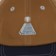 Theories Scribble Strapback Hat - copper/navy - front detail