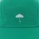 Helas Classic 5-Panel Hat - green - front detail