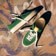 Last Resort AB VM001 - Suede Low Top Skate Shoes - kelly green/white - Lifestyle 1