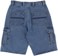 Spitfire Classic '87 Denim Cargo Shorts - light stone wash - reverse