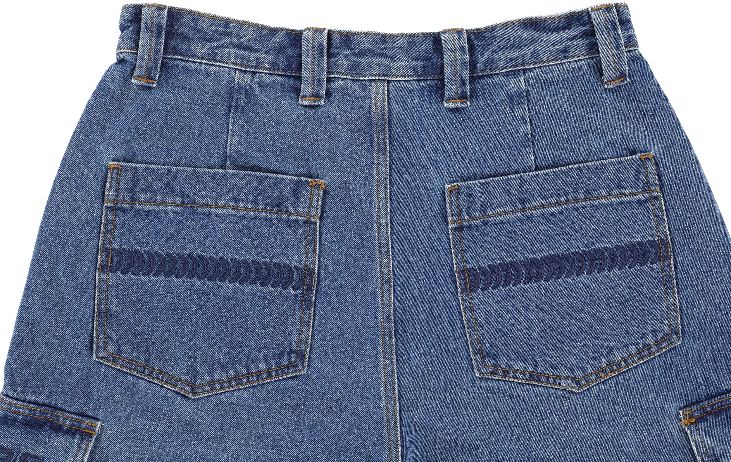 Spitfire Classic '87 Denim Cargo Shorts - light stone wash | Tactics
