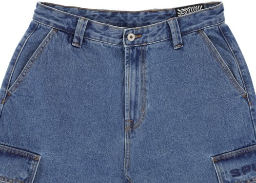Spitfire Classic '87 Denim Cargo Shorts - light stone wash | Tactics