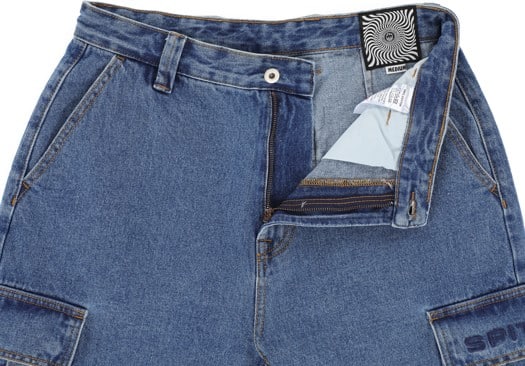 Spitfire Classic '87 Denim Cargo Shorts - light stone wash | Tactics