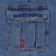 Spitfire Classic '87 Denim Cargo Shorts - light stone wash - side detail 2