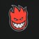 Spitfire Bighead Mid Fill Hoodie - black/red-black-white - front detail