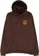 Spitfire Classic Swirl Hoodie - brown/gold - front