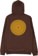 Spitfire Classic Swirl Hoodie - brown/gold - reverse