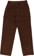 Krooked Shmoo Carpenter Pants - brown - reverse