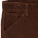 Krooked Shmoo Carpenter Pants - brown - front detail