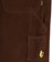 Krooked Shmoo Carpenter Pants - brown - side detail