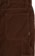 Krooked Shmoo Carpenter Pants - brown - reverse detail