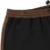 Tactics Oval Logo Hybrid Shorts - black/brown - front detail