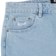 Welcome Linger Baggy Denim Shorts - washed blue - front detail