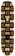 Evisen Tiger In The Shining Night 8.38 Skateboard Deck - top