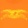 Anti-Hero Basic Eagle T-Shirt - orange/yellow - front detail