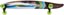 Sector 9 Cosmic 2 Cruz 37.5" Complete Longboard - black trucks / green wheels - side
