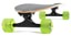 Sector 9 Cosmic 2 Cruz 37.5" Complete Longboard - black trucks / green wheels - angle