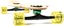 Sector 9 Striker Depths 36.5" Drop Through Complete Longboard - black trucks / green wheels - angle