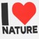 There I <3 Nature T-Shirt - white - reverse detail