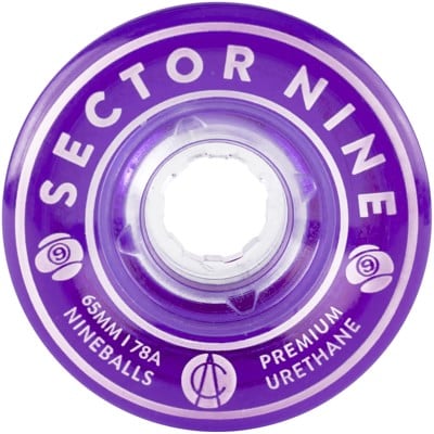 Sector 9 65mm Nineball Longboard Wheels - view large