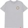Spitfire Classic Swirl Overlay T-Shirt - heather grey/black-gold - front