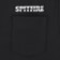 Spitfire Burnout Pocket T-Shirt - black - front detail