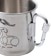 Passport Thank You Mum Carabiner Mug - stainless stell - detail